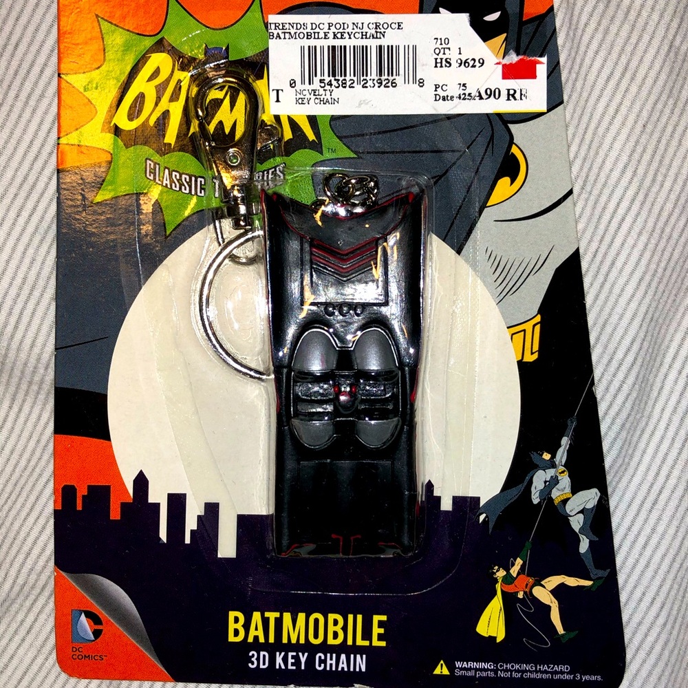 DC Comics Batman 3-D Keychain, NWT